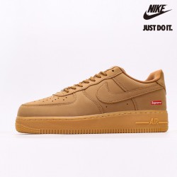 Suppeme x Nike Air Force 1 Low 'Wheat' Suede Brown