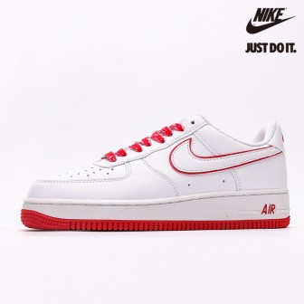 Nike Air Force 1 07 Low White Picante Red