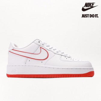 Nike Air Force 1 07 Low White Picante Red