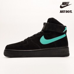 TIFFANY & CO. Nike Air Force 1 07 Mid 1837 Black Tiffany Blue