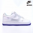 Nike Air Force 1 Low LV8 GS 'Just Stitch It - Hyper Royal' White Grey Blue-FB1844-111