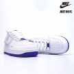 Nike Air Force 1 Low LV8 GS 'Just Stitch It - Hyper Royal' White Grey Blue-FB1844-111