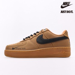 Nike Air Force 1 '07 'Flax Wheat Black'