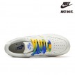 Nike Air Force 1 ’07 Low White Yellow Blue-GS6638-150