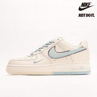 Nike Air Force 1 07 Low Light Blue Silver White
