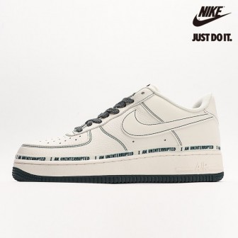 Uninterrupted x Nike Air Force 1 Low More Than White Dark Green