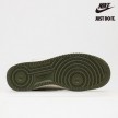 Undefeated x Nike Air Force 1 Low Beige Army Green - UN1315-600