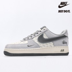 Stussy X Nike Air Force 1 07 Low Beige gray Stussy X Nike Air Force 1 07 Low Beige gray