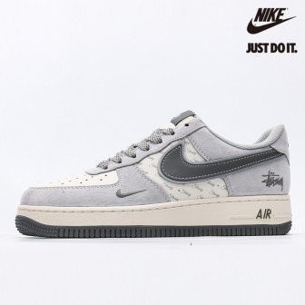 Stussy X Nike Air Force 1 07 Low Beige gray