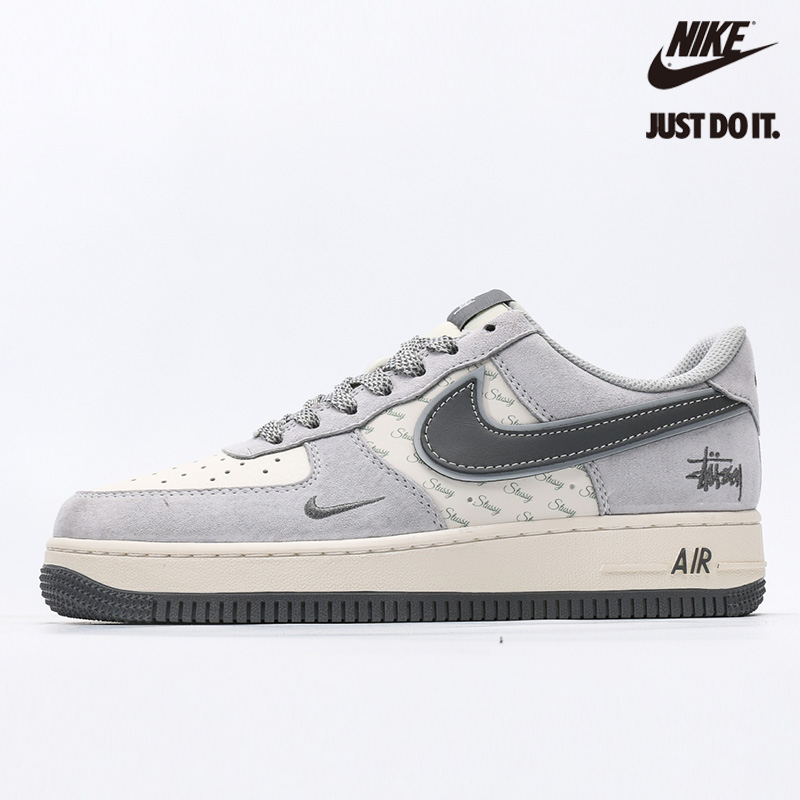 Stussy X Nike Air Force 1 07 Low Beige gray XZ3318-066