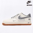 Stussy X Nike Air Force 1'07 Low LV8 White/Grey XZ6188-256