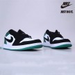 Nike Air Jordan 1 Low White Black Mystic Green - 553558-113