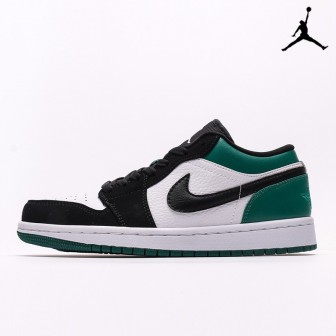 Air Jordan 1 Low White Black Mystic Green