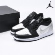 Air Jordan 1 Low Black White Silver 553558-131