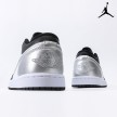 Air Jordan 1 Low Black White Silver 553558-131