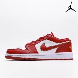 Air Jordan 1 Low 'Cardinal Red' Red White Light