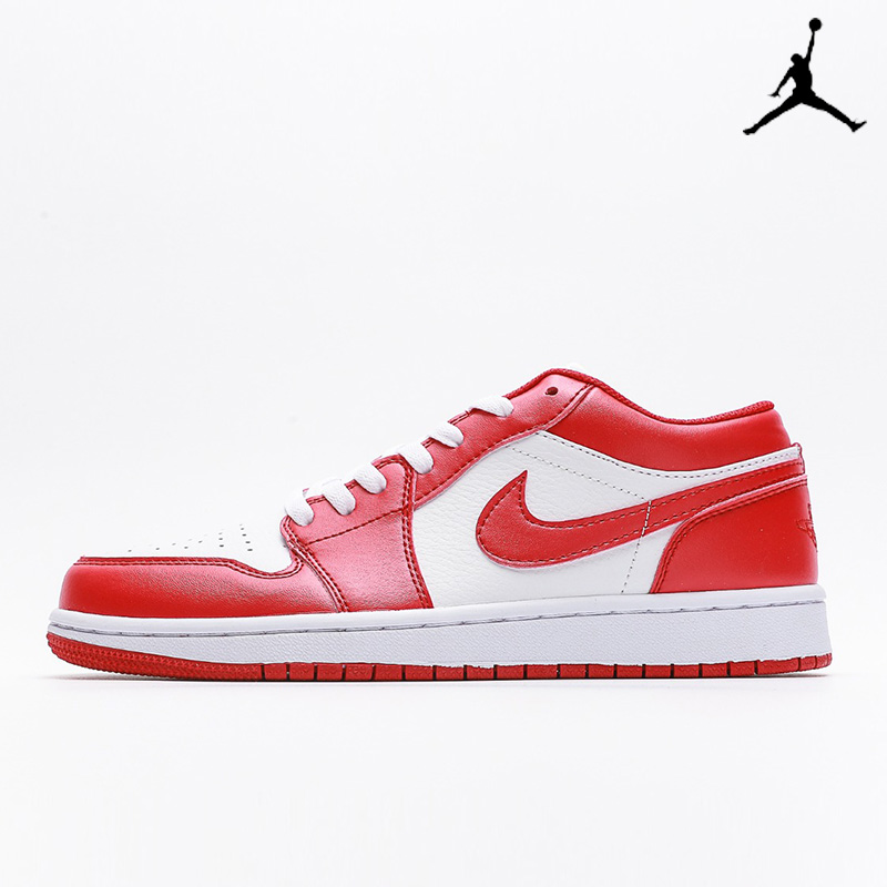 Nike Air Jordan 1 Low 'Gym Red' White - 553558-611