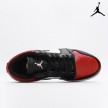 Air Jordan 1 Low 'Bred Toe' White Black University Red-553558-612