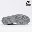 Nike Air Jordan 1 Mid Light Smoke Grey - 554724-092