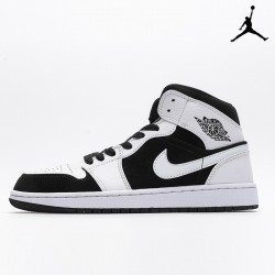 Air Jordan 1 Mid White Black 'TUXEDO'
