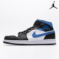 Air Jordan 1 Mid 'Racer Blue' Royal White Black