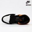 Nike Air Jordan 1 Mid Shattered Backboard Black Starfish White - 554725-058