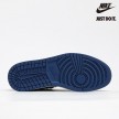 Nike Air Jordan 1 Retro High OG 'Blue Moon' Summit White Blue Moon-Blac - 555088-115