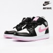Nike Air Jordan 1 Mid GS 'White Light Arctic Pink' - 555112-103