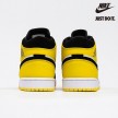 Nike Air Jordan 1 Mid SE 'Yellow Toe' Black - 852542-071