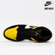 Nike Air Jordan 1 Mid SE 'Yellow Toe' Black - 852542-071