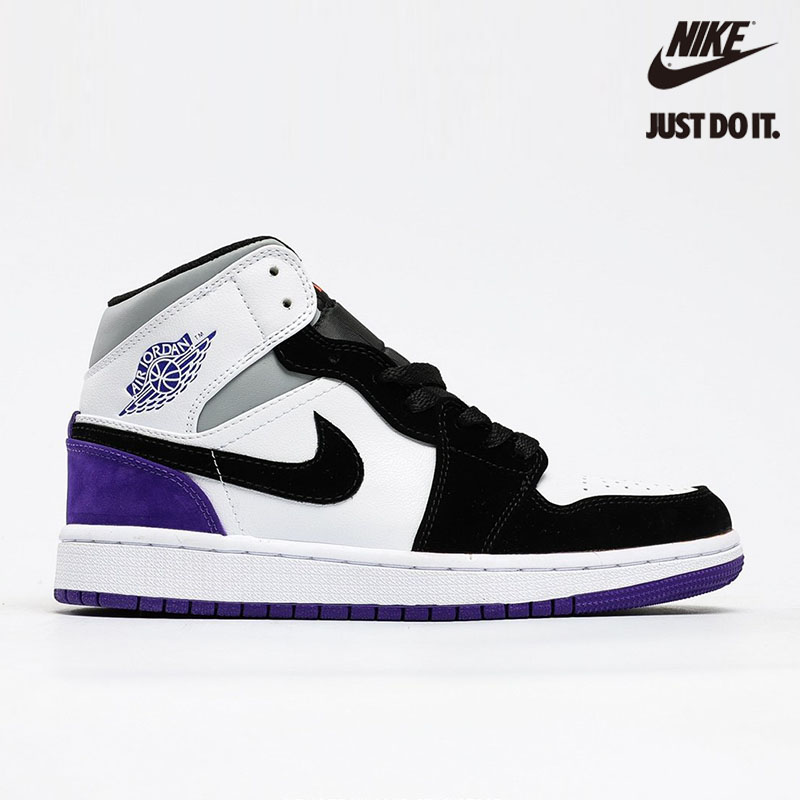 Nike Air Jordan 1 Mid SE 'Varsity Purple' Suede - 852542-105