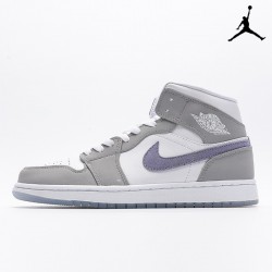 Air Jordan 1 Mid 'Wolf Grey Aluminum'