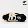 Nike Wmns Air Jordan 1 Mid 'Barely Orange' Black White - BQ6472-800