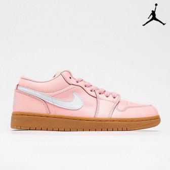 Air Jordan 1 Low Arctic Pink White Gum Light Brown