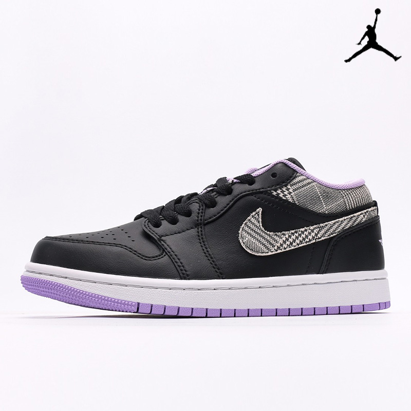 Air Jordan 1 Low SE GS 'Houndstooth' DH0570-015