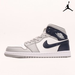Air Jordan 1 Mid 'Wolf Grey Midnight Navy' Air Jordan 1 Mid 'Wolf Grey Midnight Navy'