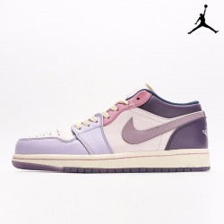 Air Jordan 1 Low 'Pastel Plum' Easter Reminiscent Hues Dress
