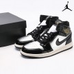 Air Jordan 1 Mid SE GS 'Black Metallic Silver' FZ39380-001