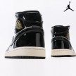 Air Jordan 1 Mid SE GS 'Black Metallic Silver' FZ39380-001