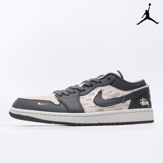 Fragment x Travis Scott x OFF Air Jordan 1 Low x Stussy