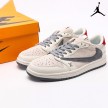 Travis Scott x Fragment Design x Air Jordan 1 Low OG SP Grey Blue Red XY2688-103