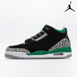 Air Jordan 3 Retro Pine Green Cement Grey Black