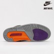Nike Air Jordan 3 Retro Court Purple Black Cement Grey White 'Court Purple' - CT8532-050