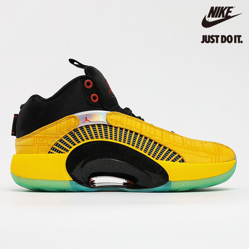 Nike Air Jordan 35 'Dynasties' Yellow Green Black - DD3044-700