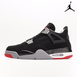 Air Jordan 4 Retro OG Bred 2019 Black Cement Grey Summit White Fire