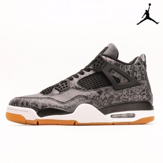 Air Jordan 4 Retro 'Laser' Black Gum Air Jordan 4 Retro 'Laser' Black Gum