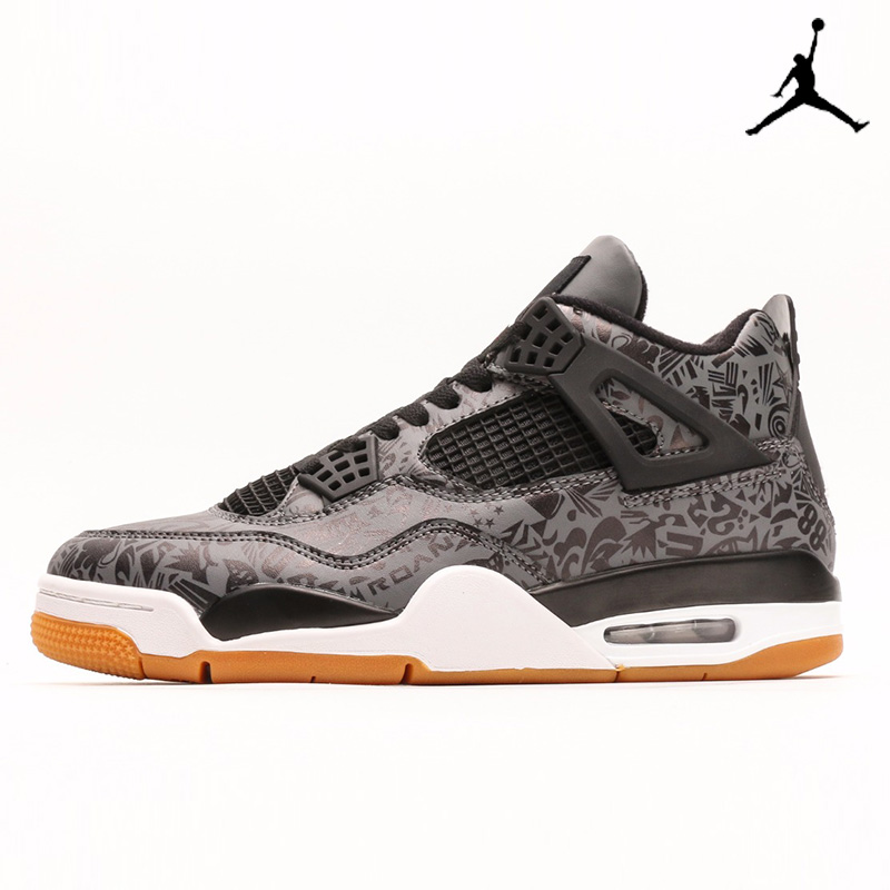 Air Jordan 4 Retro 'Laser' Black Gum - CI1184-001