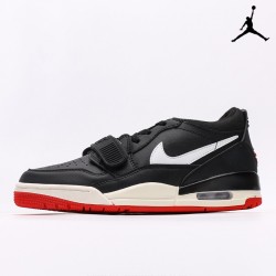 Jordan Legacy 312 Low 'Black Sail University Red'