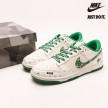 Nike Dunk Low BAPE White Green Silver DQ1098-349