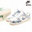 Stussy X Nike By You Dunk Low Retro SP White Denim Blue JH8039-937